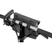 Apidura - geanta mica ghidon bicicleta City Handlebar Pack, capacitate 2 litri - gri inchis negru