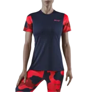 CEP - tricou tehnic - camocloud shirt short sleeve W - pink | peacoat