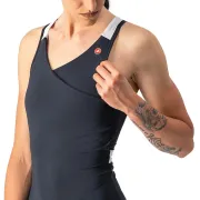 Castelli - maiou ciclism pentru femei Solaris Top - negru alb