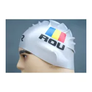 TYR casca inot silicon Romania - gri tricolor