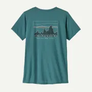 Patagonia - tricou - W Capilene Cool Daily Graphic - Verde | Albastru