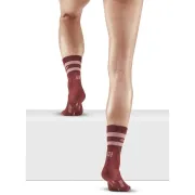 CEP - sosete compresie medii - hiking 80`s mid cut socks W - brown | rose