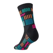 CEP - sosete compresie medii - the run limited 2024.2 socks mid cut - black | neon pink