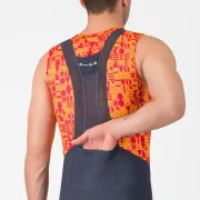 Castelli - pantaloni ciclism scurti cu bretele - Espresso R--A/D Bibshort - albastru Twilight