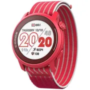 Coros - Pace 3 - ceas multisport GPS - rosu alb Track Edition - curea rosie/nailon