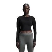 On - bluza - Studio Long-T Crop W - Black