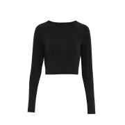 On - bluza - Studio Long-T Crop W - Black