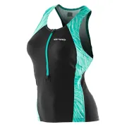 Orca Core Singlet Top triatlon negru-turcoaz