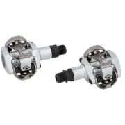 Shimano - pedale bicicleta MTB PD-M505-L SPD pedals, fara catadioptrii - argintiu