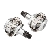 Shimano - pedale bicicleta MTB PD-M505-L SPD pedals, fara catadioptrii - argintiu