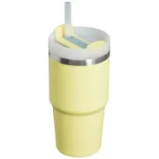 Stanley - termos tip sticla cu pai - Quencher H2.0 FlowState - Galben - 0.6L