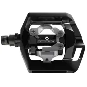 Shimano - pedale bicicleta MTB PD-T421, cu catadioptrii  si placute SM-SH56 - negru
