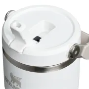 Stanley - termos tip sticla cu pai - IceFlow™ Flip Straw Tumbler - 0.6L - alb frost