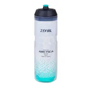 Zefal - bidon apa izolat termic Arctica 75, 750ml - transparent gri verde turcoaz caraibe