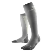 CEP - sosete compresie inalte - ultralight socks tall v3 - grey | lime