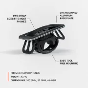Lezyne - suport telefon - Smart Grip Mount