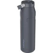 Stanley - termos tip sticla cu pai - Iceflow Flip Straw Lid - gri inchis - 1.06 L