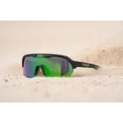 Ochelari de soare electro fotocromatici React Swiss OPTRAY NEON - lentila verde si rama neagra