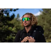 Ochelari de soare electro fotocromatici React Swiss OPTRAY NEON - lentila verde si rama neagra