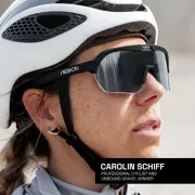 Ochelari de soare electro fotocromatici React Swiss OPTRAY ONYX - lentila gri si rama neagra