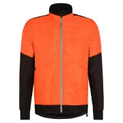 Ziener - jacheta ciclism cu maneca lunga pentru barbati Neki jacket - negru portocaliu neon