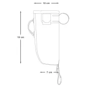Apidura - geanta ghidon bicicleta Backcountry 2.0 Food Pouch 1.2 litri - gri negru