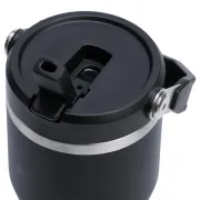 Stanley - termos tip sticla cu pai - IceFlow™ Flip Straw Tumbler - 0.6L - negru