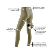 CEP - colanti - the run tights - olive