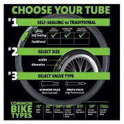 Slime - camera bicicleta 28" cu solutie antipana - 28x1.35-> 28x1.65 - 35-622->43-622 - valva schrader 48mm