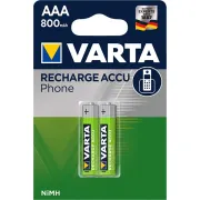 Varta - set acumulatori AAA Recharge Accu Power 800 mAh - set 2 buc AAA