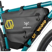 Apidura - geanta cadru bicicleta Expedition Full Frame Pack 6 litri - gri negru galben