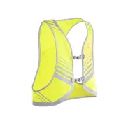 Apidura - vesta reflectorizanta ciclism Packable Visibility Vest, dimensiune S-M - verde fluo gri