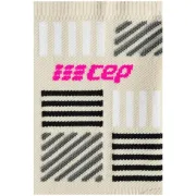 CEP - sosete compresie medii - the run limited 2024.2 socks mid cut W - cream | neon pink