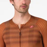 Castelli - tricou ciclism maneca scurta race fit - Aero Race 8S Jersey - 18-36 gr C - mocha