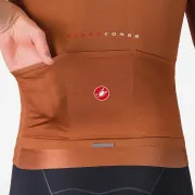 Castelli - tricou ciclism maneca scurta race fit - Aero Race 8S Jersey - 18-36 gr C - mocha