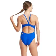 Finis - Costume de baie intreg pentru femei - Skinback Solid - albastru blueberry