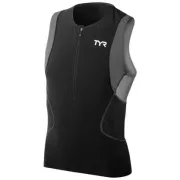 TYR - bluza fara maneci triatlon - Competitor Singlet - negru | gri
