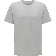 Haglofs - Tricou casual bumbac barbati Camp Tee - gri solid melaj