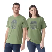 Smartwool - tricou merino - Streets to Peaks Short Sleeve Graphic Tee - Verde