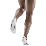 CEP - sosete compresie sub glezna - the run socks no show v4 - white