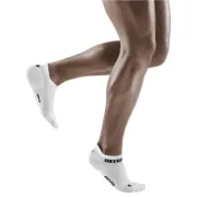 CEP - sosete compresie sub glezna - the run socks no show v4 - white