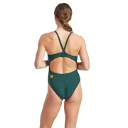Finis - Costume de baie intreg pentru femei - Skinback Solid - verde pine