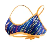 TYR - bustiera - Sassari Tieback Top - albastru galben