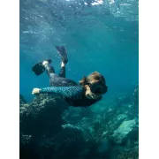 Orca - costum neopren pentru femei Freedive Mantra 1 P wetsuit - negru albastru