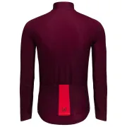 Hiru - tricou ciclism barbati maneca lunga Advanced Thermal LS Jersey - visiniu granat