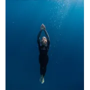Orca - costum neopren pentru femei Freedive Zen 1 P wetsuit - negru gri alb