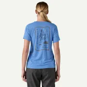 Patagonia - tricou - W Capilene Cool Daily Graphic Lands - Portocaliu