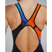 TYR - costum intreg tehnic - VENZO Open Back Volconyx W - portocaliu | bleumarin