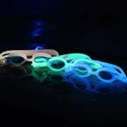 Finis - ochelari inot vizibilitate sporita pentru copii FlowGlows (Glow in the dark) Goggles - roz