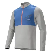 Alpinestars - Bluza ciclism cu maneca lunga Nevada LS Jersey - Gri Albastru
